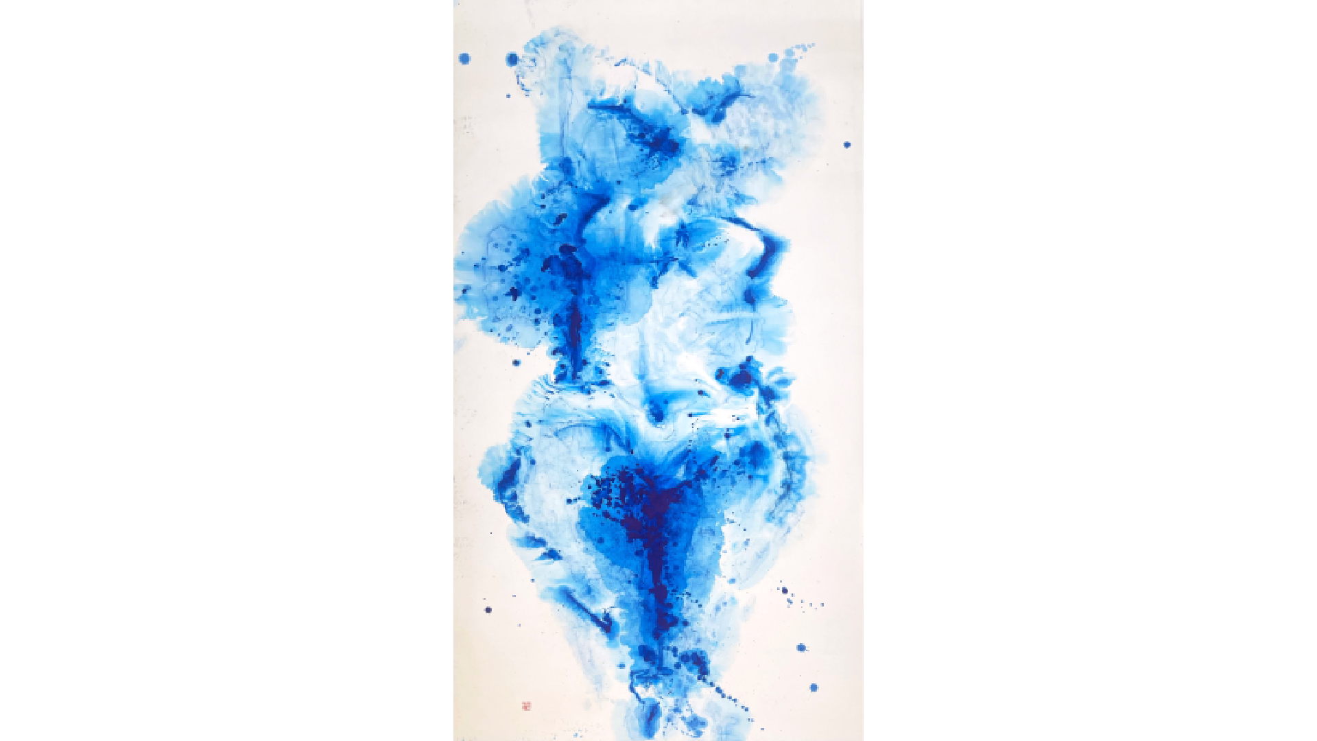 Woman Blooming Chinese ink and acrylic on rice paper 205.5 cm x 110 cm ©Chloe Ho 2025